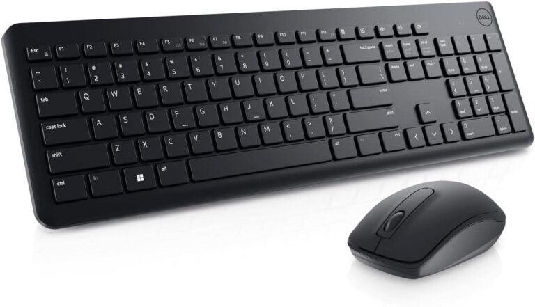 Dell – KM3322W, Teclado e Mouse sem fio, Preto