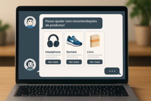 ChatGPT recomendando produtos.