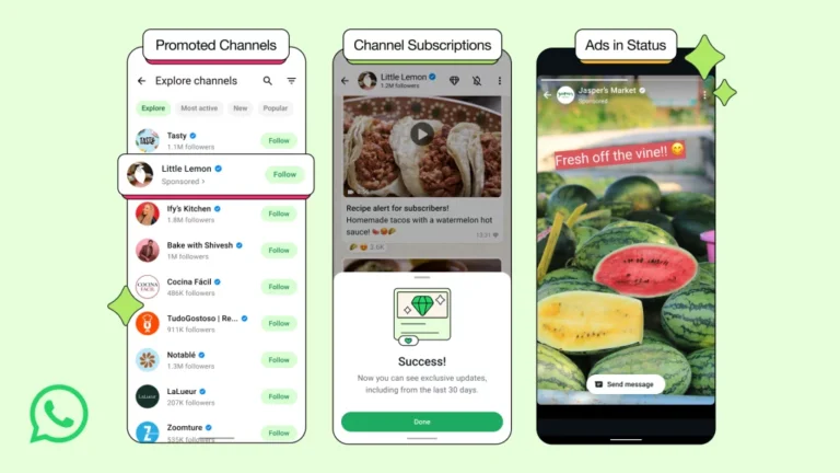 Pela primeira vez, WhatsApp terá anúncios e assinaturas pagas