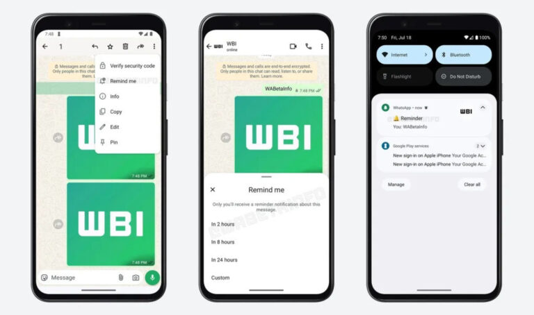 Nova função do WhatsApp ajuda a lembrar mensagens sem resposta