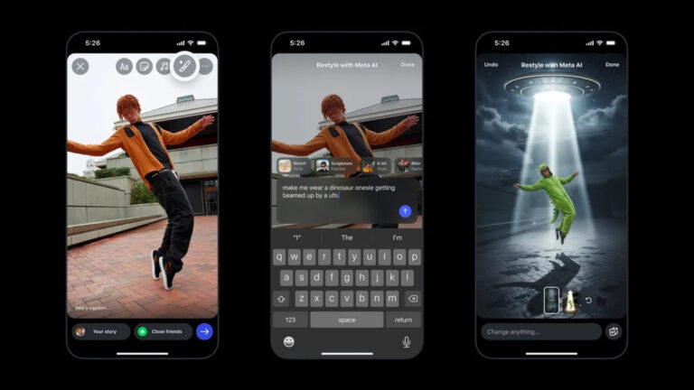 Meta lança ferramentas de IA para editar Stories no Instagram