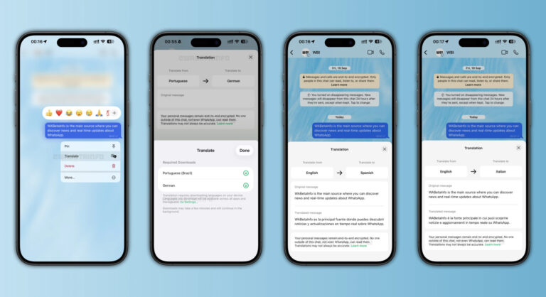 WhatsApp libera tradução de mensagem para iPhone com suporte a 21 idiomas